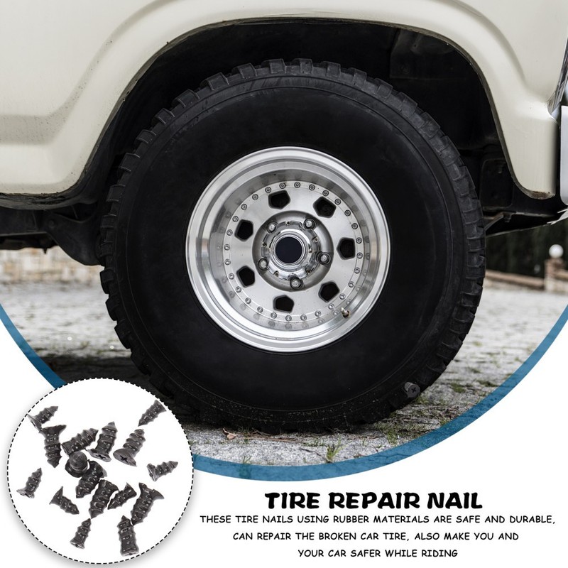 32 Pcs Car Tire Flat Repair Kit Self Repairing Filling Practical gallery