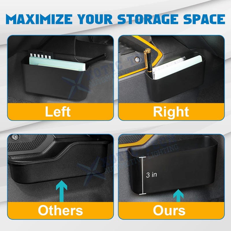 Central Gear Shift Side Extra Storage Space Organizer For Ford Bronco 2021-2023 gallery