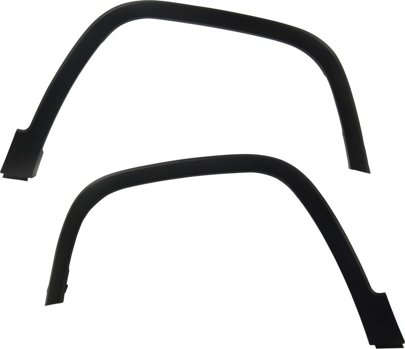 CAPA For 2014-2018 Cherokee Fender Flares Front Black Plastic CH1291111 SET PAIR