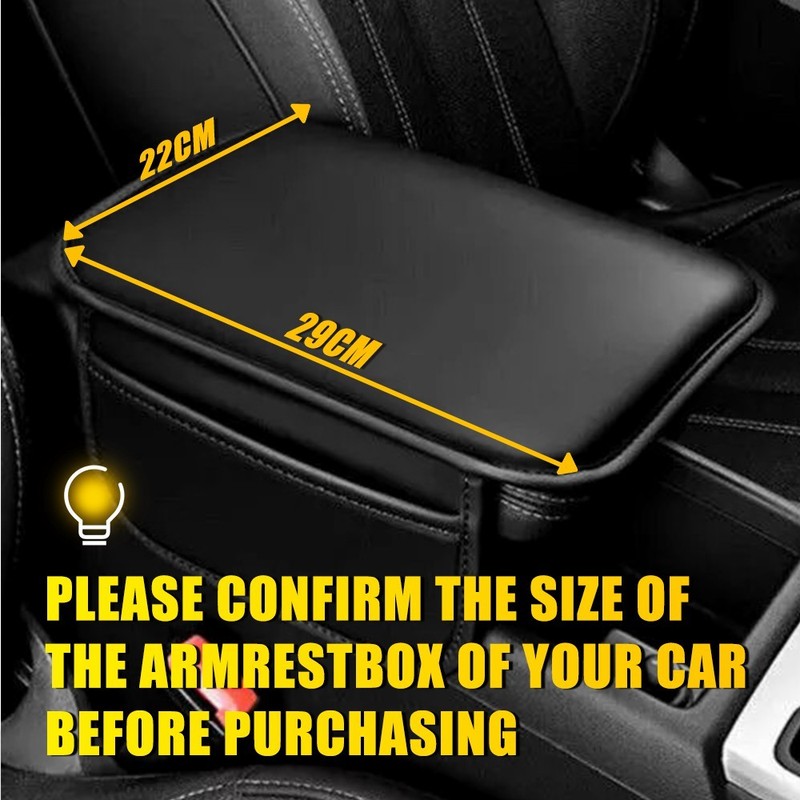 Car Interior Seat Cushion Armrest Pad Protector Storage Bag Cover Accessories gallery