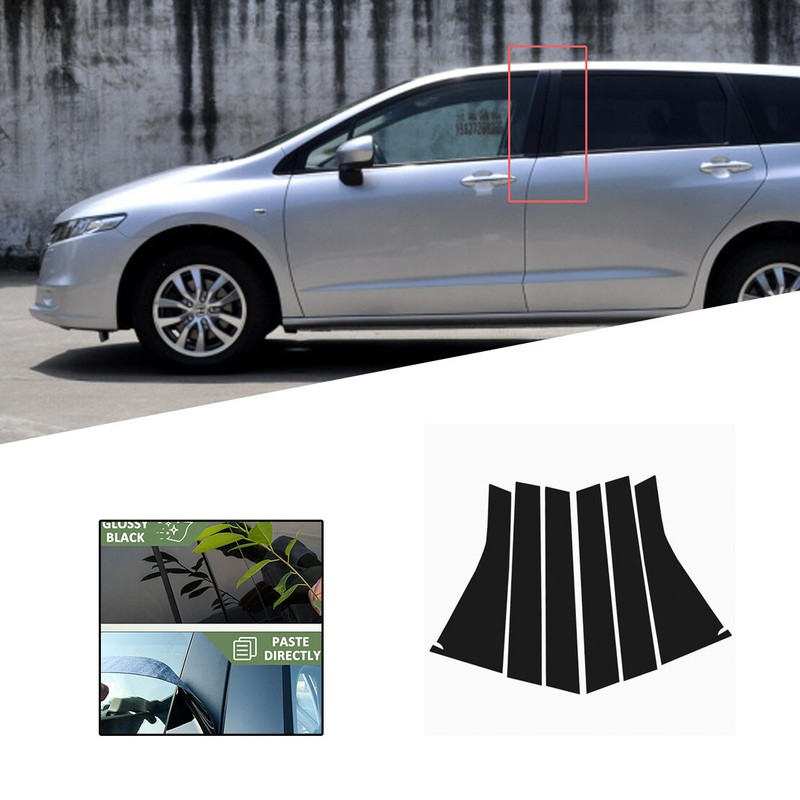 New Pillar Posts Door Window Trim Cover Decorative For Honda Odyssey 2009-2014