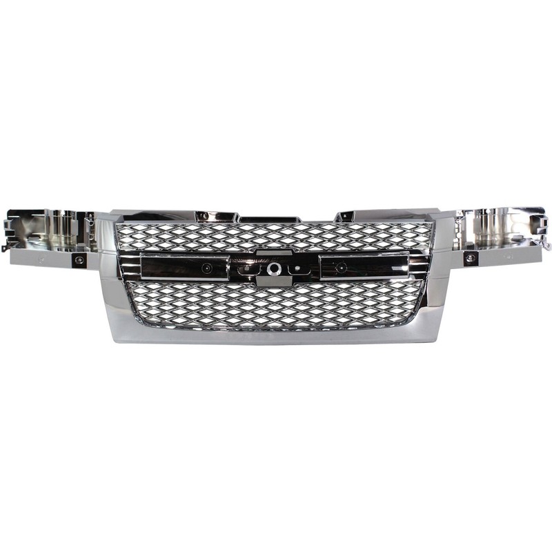 Grille For 2004-2012 Chevrolet Colorado Chrome Plastic