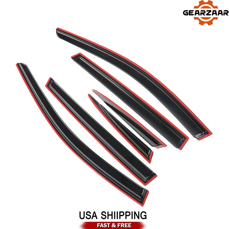 Wind Deflector For 2017-2022 Honda CRV 2017-2022 New JDM 6x 6pcs Tape-on