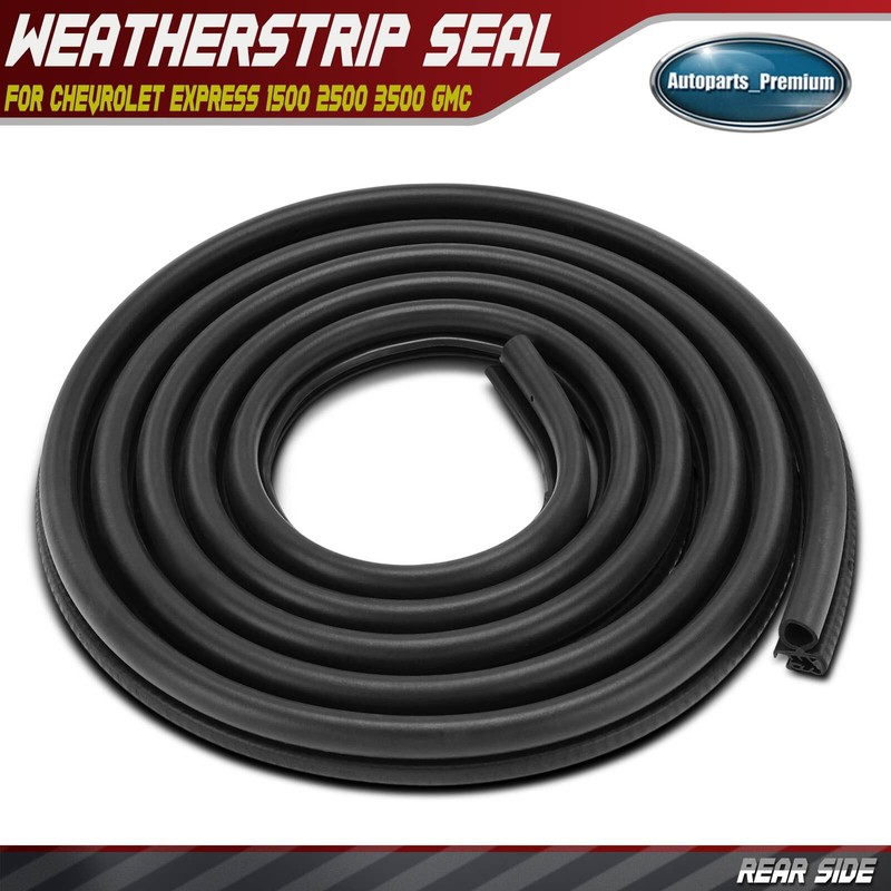 Rear Door Weatherstrip Seal for Chevrolet Express 1500 2500 GMC Savana 1500 Van