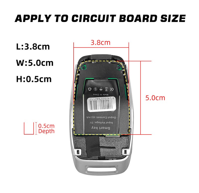 Smart Car Remote Key Window Lock LCD Screen Anti-glare Waterproof Zinc Alloy ABS gallery