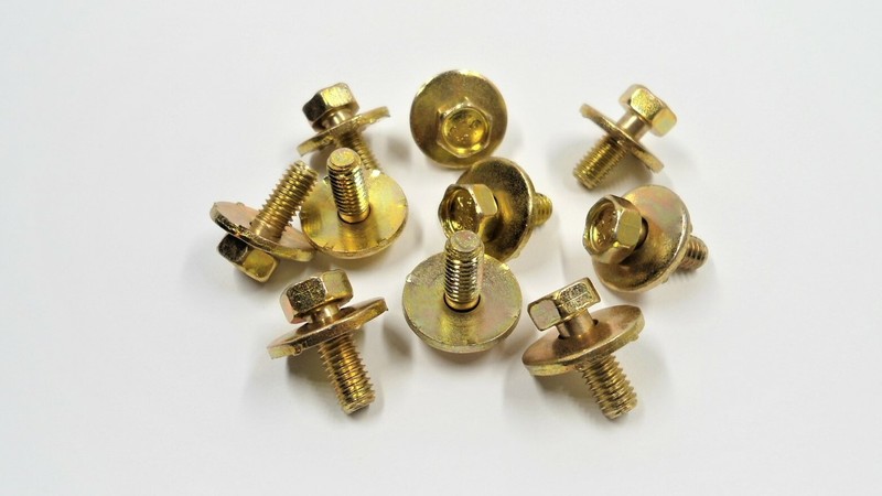 10 BODY BOLTS FOR NISSAN! M.6-1.0 x 16MM 10MM HEX FITS MURANO MAXIMA ARMADA ETC gallery