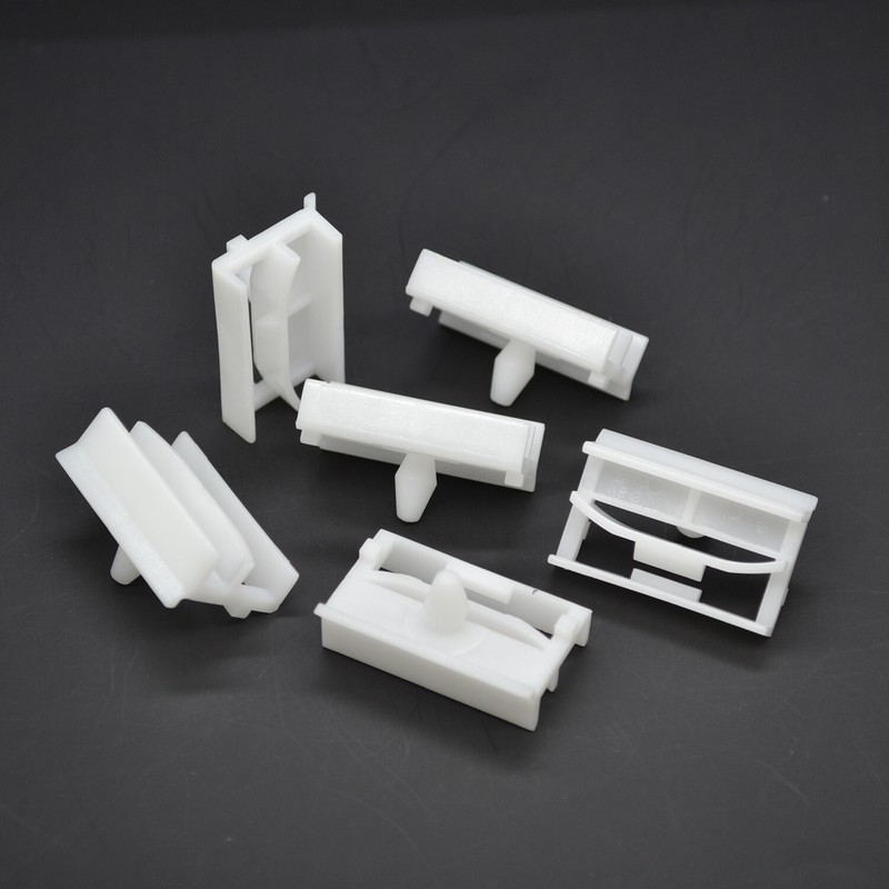 10pcs White Sill Side Skirt Clips Trim Fasteners Bracket Rivet for BMW E36 E46