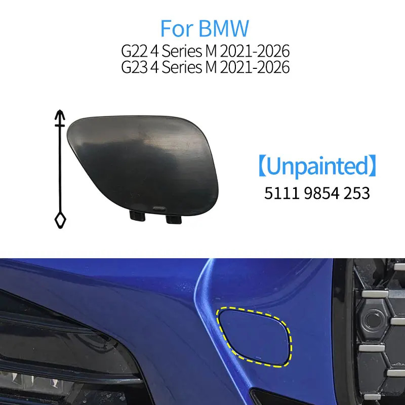 For BMW front bumper tow hook cap 51119854253