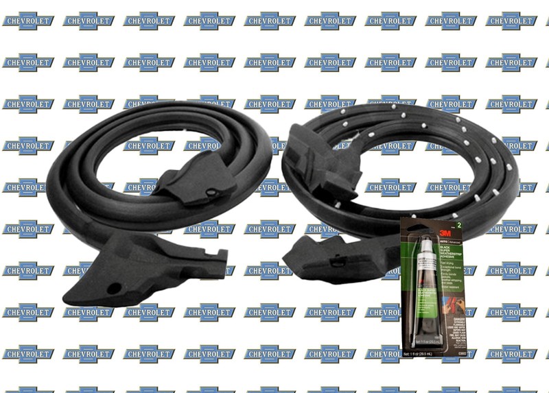 1978-1987 Chevy Malibu, El Camino, GMC Caballero Door Weatherstrip Seals kit