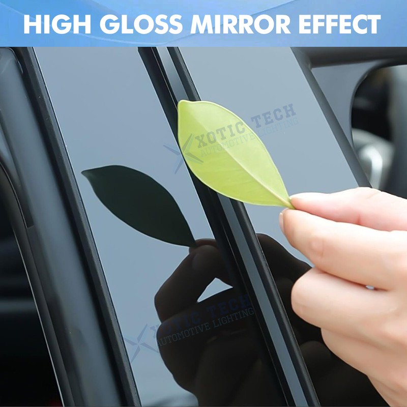 6X For 2011-2024 Dodge Charger Door Pillar Post Trim Gloss Black Car Accessories gallery