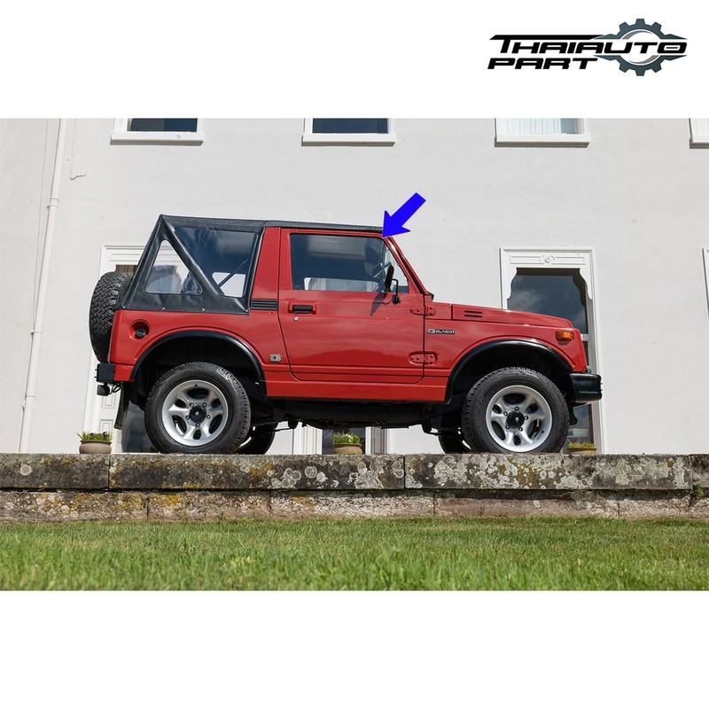LR Window Glass Run Channel Rubber Seal Fit Suzuki Samurai SJ410 SJ413 1985-1995 gallery