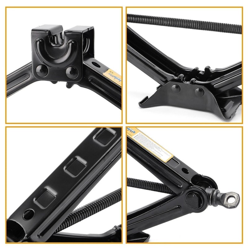 2 Ton Scissor Jack Car SUV Garage Tire Wheel Lug Handle Crank / Wrench Tool Kit gallery