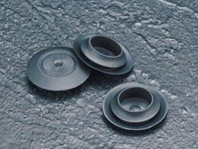 3/4" 0.75 Inch Black Rubber Plug for Flush Mount Body and Sheet Metal Hole Qty 1 gallery