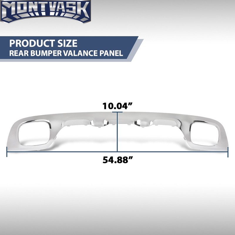 Rear Bumper Valance Panel Chrome Fit For 2018-2020 Mercedes Benz GLA250 gallery