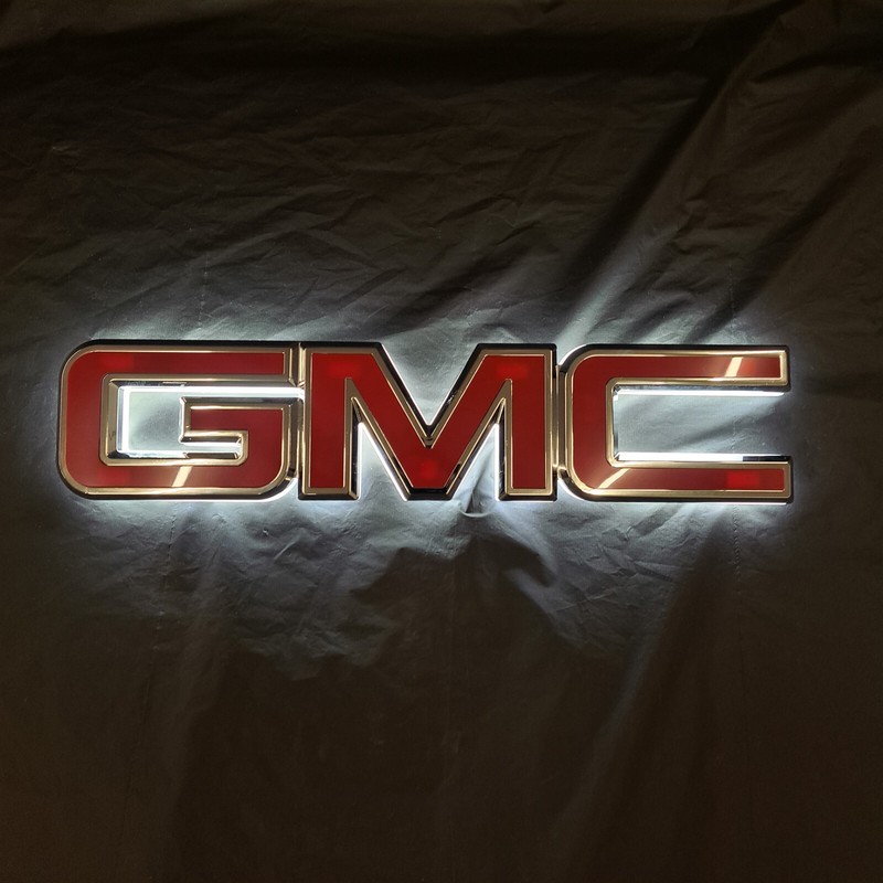 illuminated Grille Led Emblem for 2015 2016 2017 2018 GMC Sierra Yukon Denali