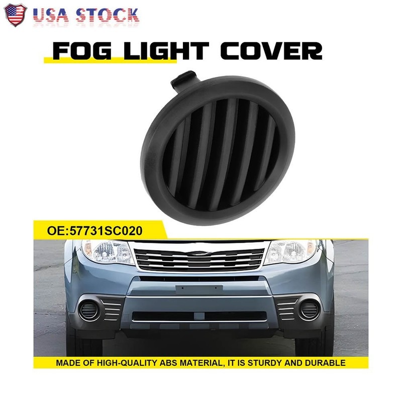 For 09-13 Subaru Forester Front Right Bumper Fog Light Grille Grill Cover Bezel