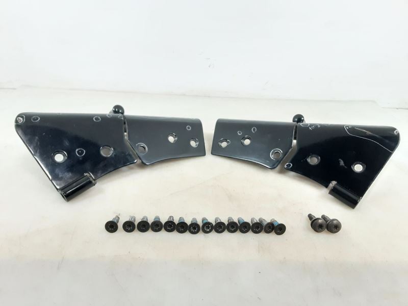 Jeep TJ Wrangler Windshield Hinges PX8 Black 1997 2002 2003 2004 2005 2006 74881 gallery