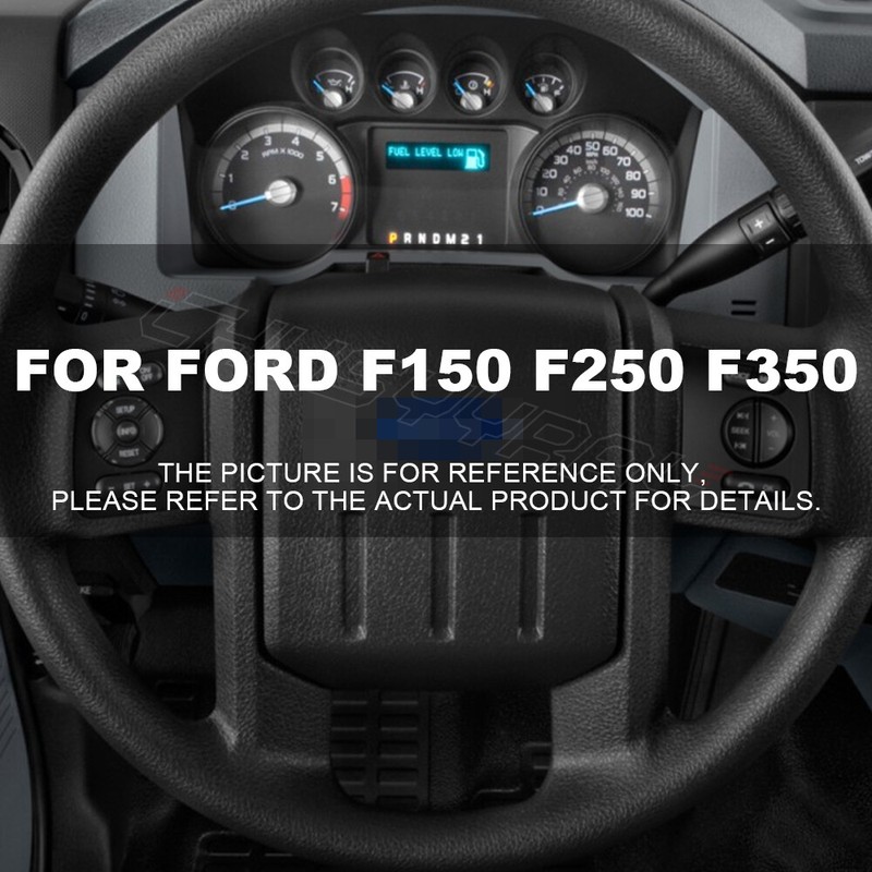 15″ Steering Wheel Cover Genuine Leather for Ford F150 F250 F350 Super Duty