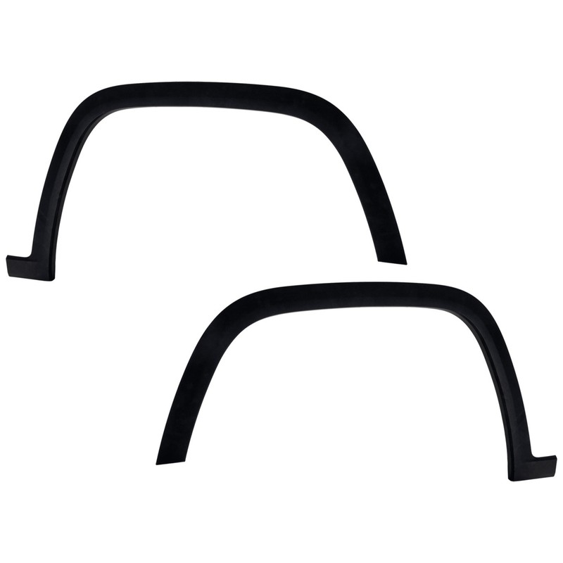 Fender Flares Moulding Trim Wheel Opening Molding Set of 2 Left & Right Pair