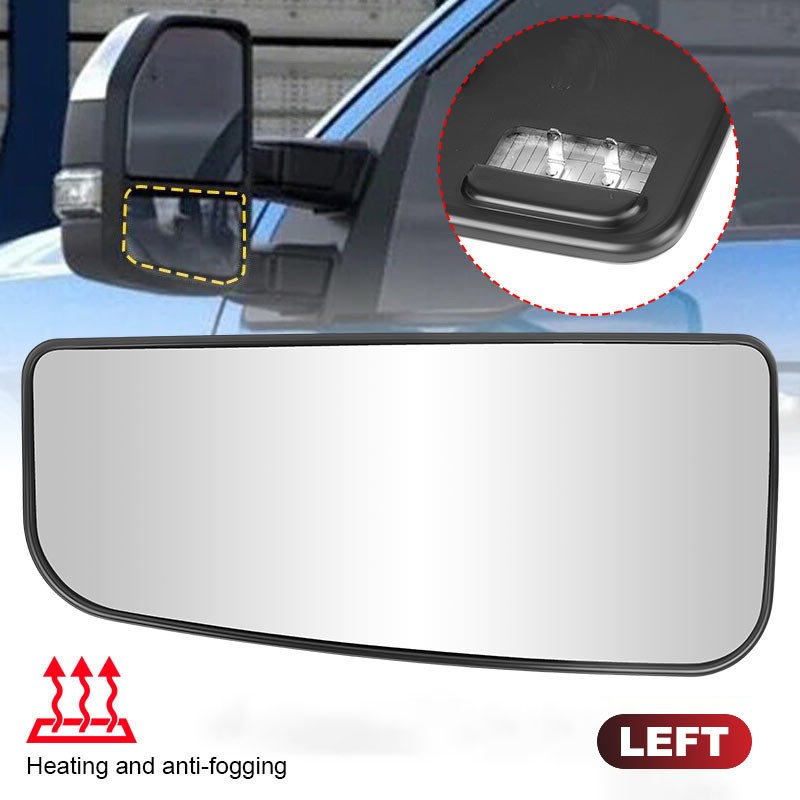 Heated Bottom Lower Mirror Glass Fit For Ford F150 F250 F350 F450 F550 2015~2022 gallery