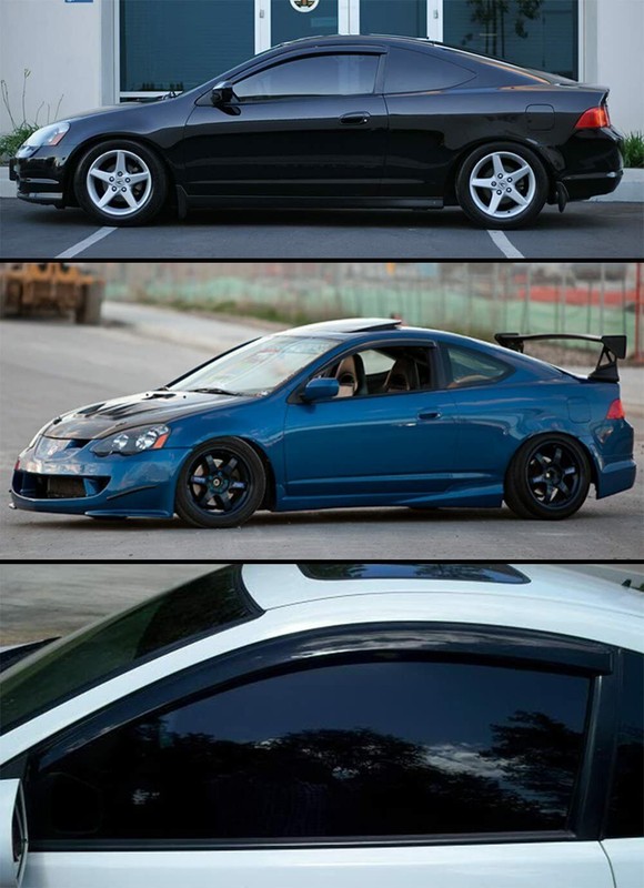 For 2002-2006 Acura RSX 2 Door Coupe DC5 Type-S Window Visors Vent Rain Guards gallery