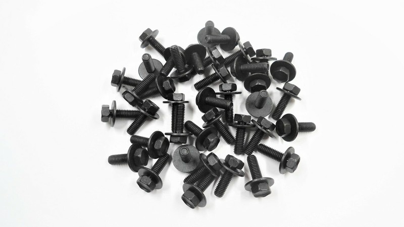 20 NEW BODY BOLTS! M6-1.0 x 20MM FITS TACOMA TUNDRA PICKUP CAMRY COROLLA ETC
