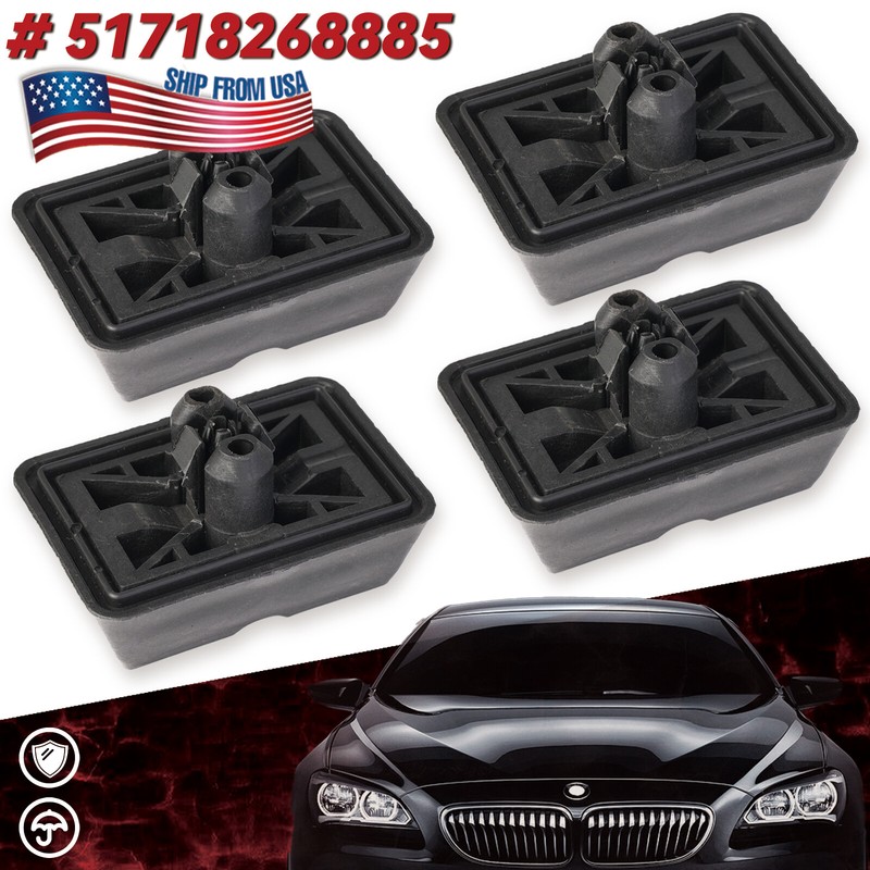 4x Jacking Point Cover 51718268885 For BMW E46 E63 E64 E65 E67 E83 E85 E86 E66