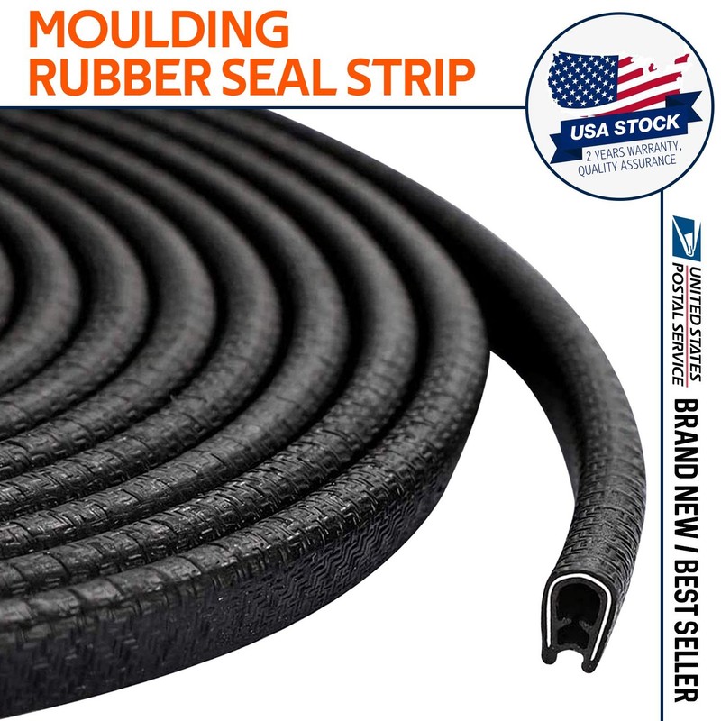 6M Car Door Seal Strip Rubber Weatherstrip Protector Edge Trim Guard Pinchweld