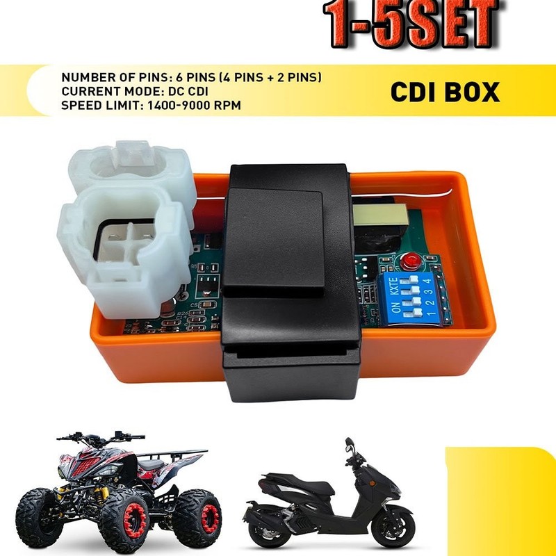 6Pin CDI Box High Performance Racing Part for 50cc 125cc 150cc 200cc 250cc1-5X