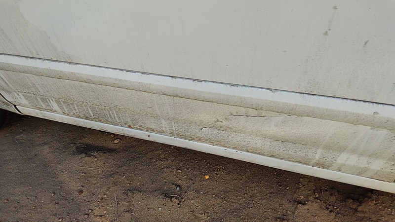 01-03 Hyundai Elantra Driver Left Front Moulding From Door Oem Trim Strip White gallery