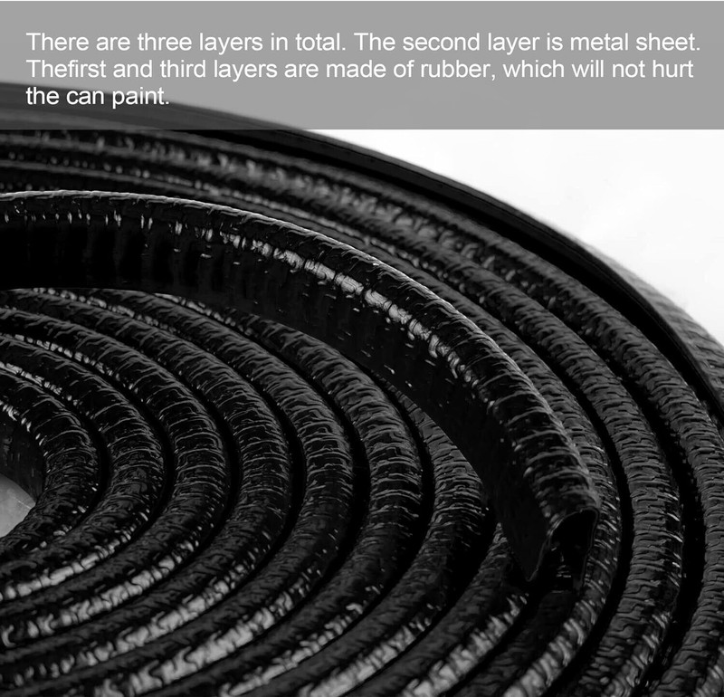 10m Universal Car U Shape Rubber Weather Waterproof Strip Seal Car Seal Strip gallery