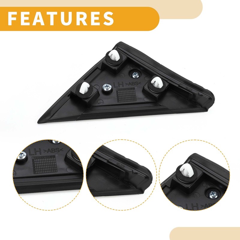 Front Left Side Pillar Corner Triangle Trim for Hyundai Santa Fe 2013-2016 gallery
