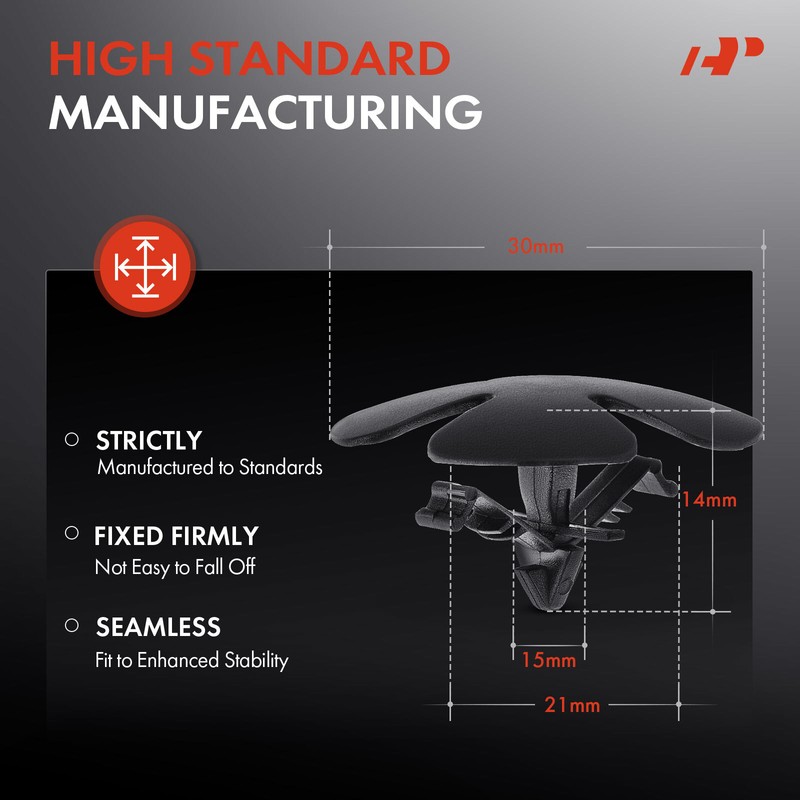 A-Premium 20x 15mm x 21mm Hood Insulation Retainer Fasteners Clip for Honda CR-V gallery