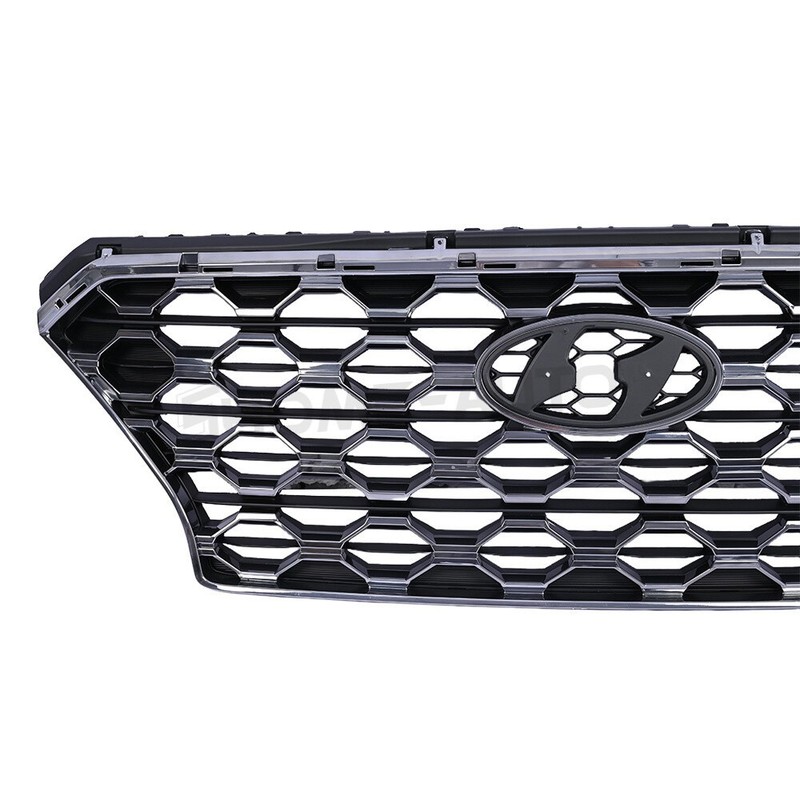 Front Bumper Grille Black Without Camera For Hyundai Santa Fe 2019-20 86350S2100 gallery