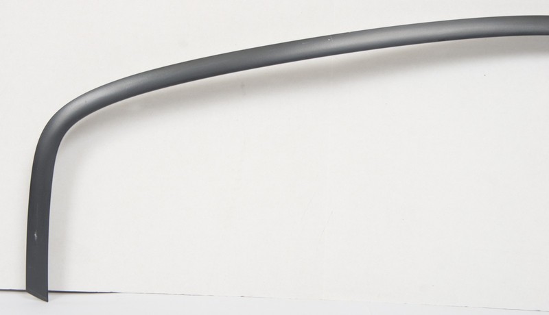 Genuine BMW E38 Door ext trim. Top metal curved strip. Passenger. Rear gallery