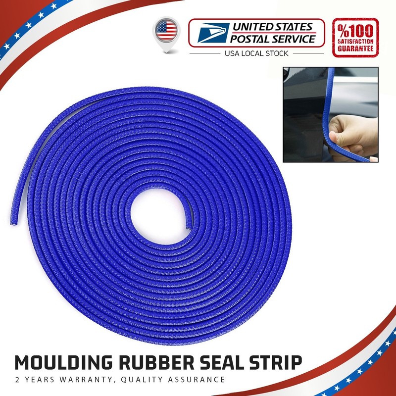 6M U Channel Edging Trim Seal Rubber Door Window Edge Protector Strip U-Shape