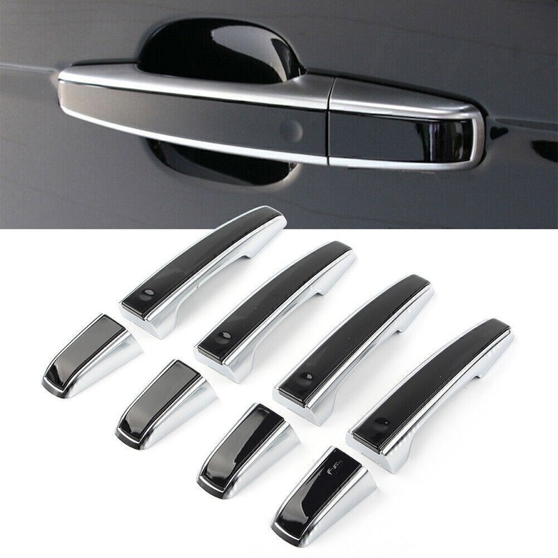 Door Handle Cover Trim For Range Rover Sport Discovery For Jaguar Black Silver