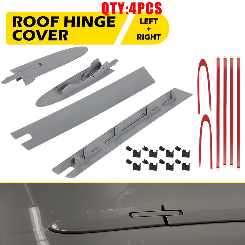 Left + Right Convertible Roof Top Hinge Cover Fit BMW E93 335i M3 M4 F83 D 4-20X