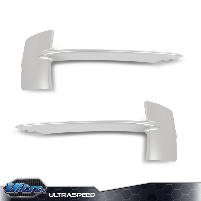 Pair Front Bumper Grille Trim Molding Fit For BMW X5 2014 2015 2016 2017 2018