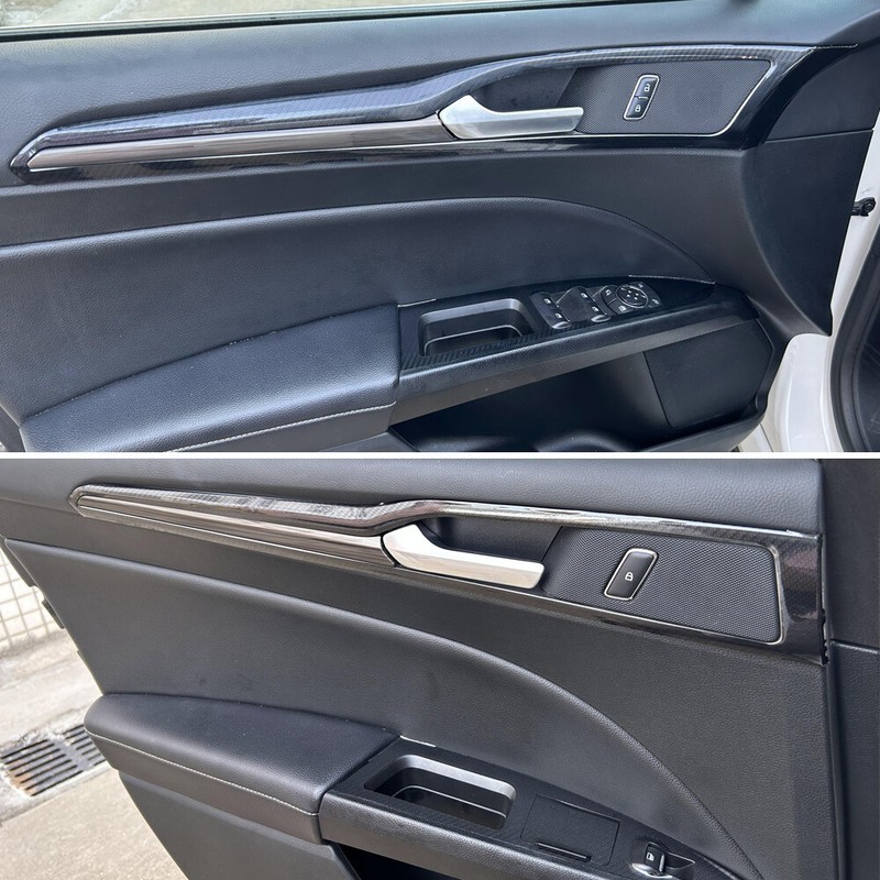 For Ford Fusion 2017-2020 5D Carbon Fiber Sticker Inner Panel Trim Decals gallery
