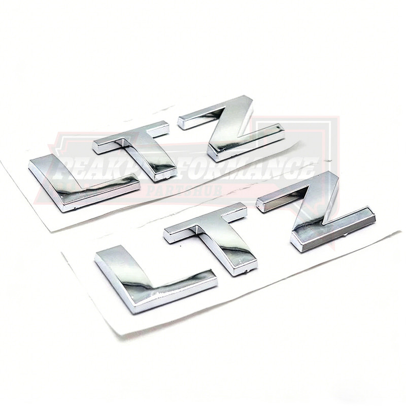 For Tahoe LTZ Letters Sticker Nameplate Door Tailgate Emblem 07-18 Glossy Chrome gallery