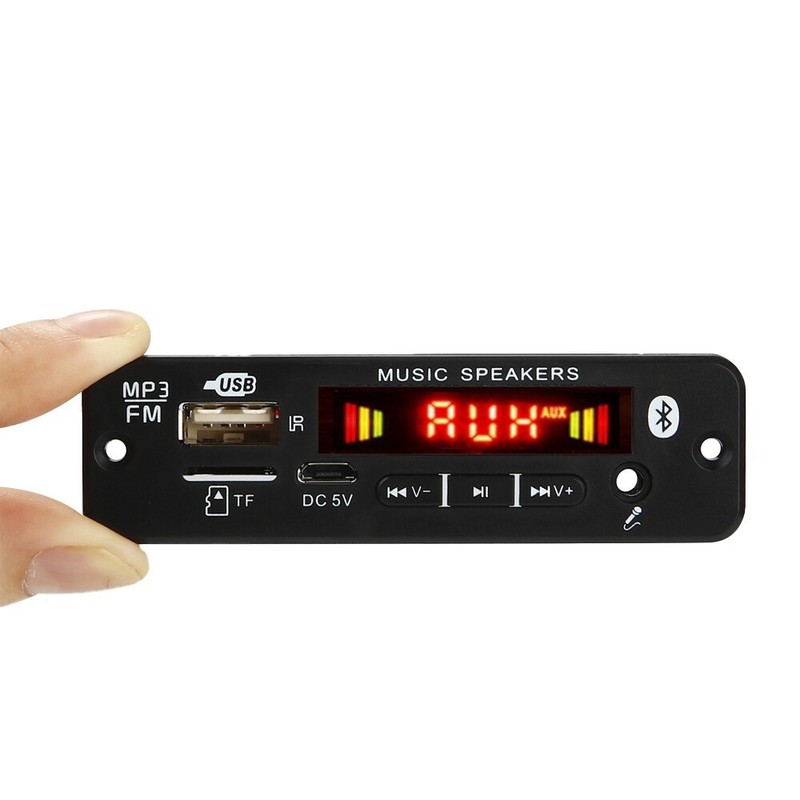 Car 40W Amplifier MP3 Decoder Board 12V Bluetooth TF USB FM Radio Module Board