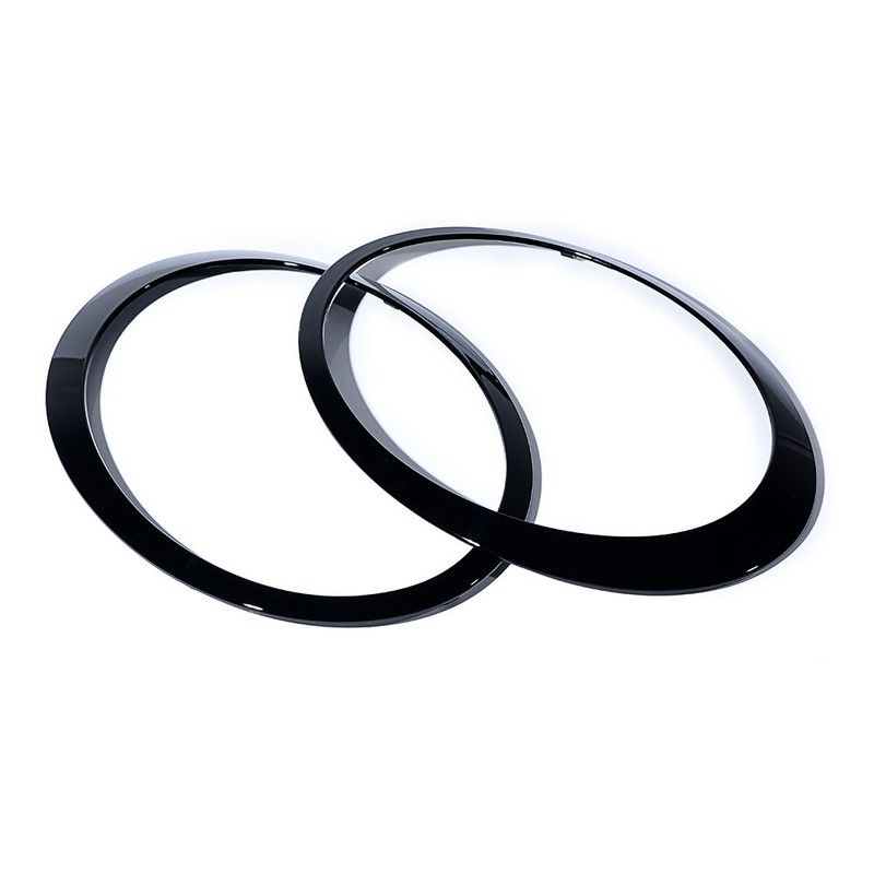 For 2007-2013 Mini Cooper R56 R57 R58 R59 Headlight Tail Light Trim Ring Black gallery