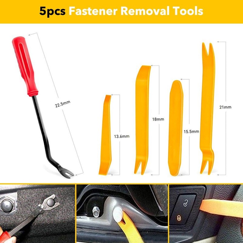 415pc Plastic Rivets Fastener Car Fender Bumper Push Pin Clip+Free Remover Tool gallery