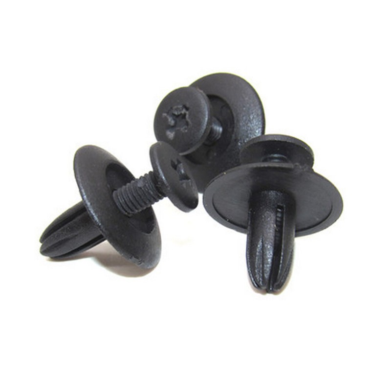 100Pcs/Set Bumper Clips Car Hole Plastic Screw Rivets Fastener Fender Push Pin gallery