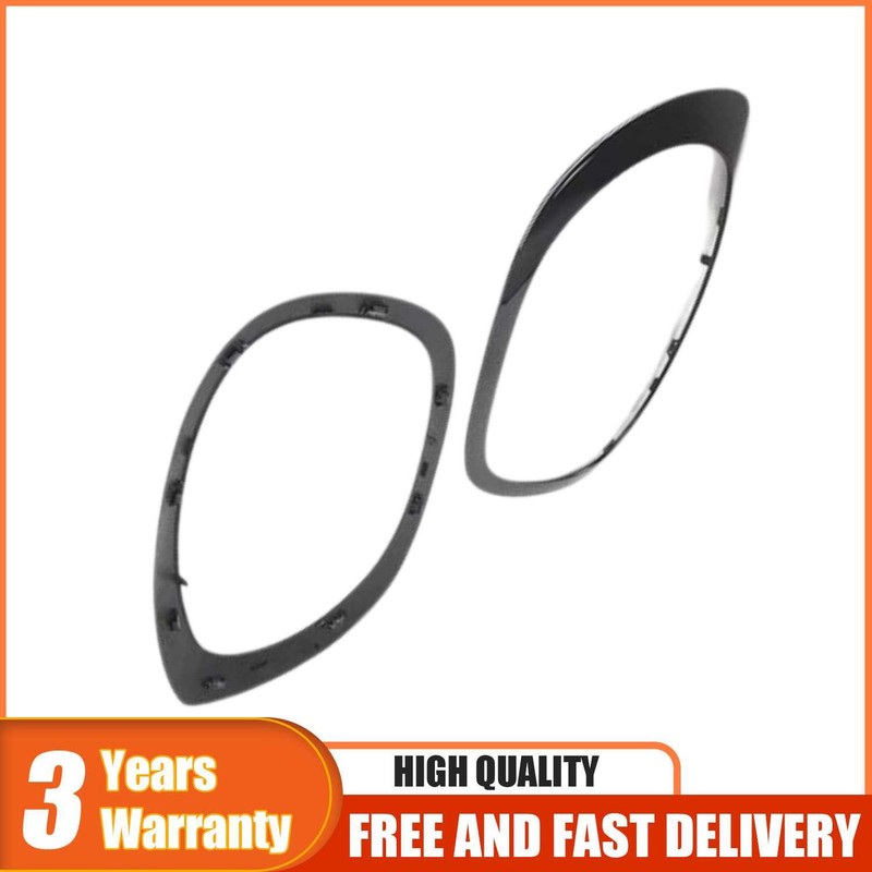 Left & Right Headlight Bezel Set For 17-2021 Mini Cooper Countryman
