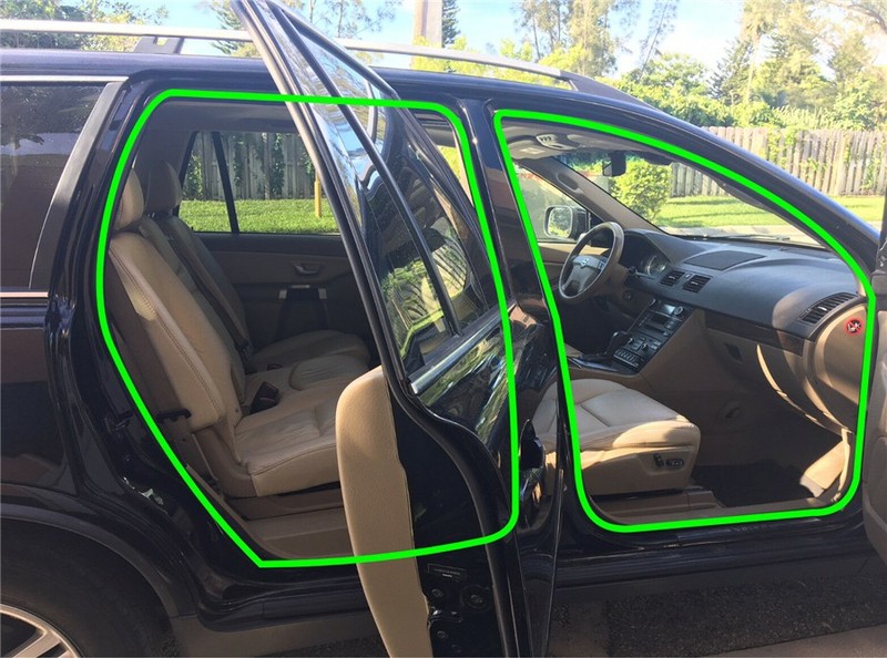 Weatherstrip Car Body Side Door Rubber Seal Strip Soundproof Dustproof 4M 13FT gallery