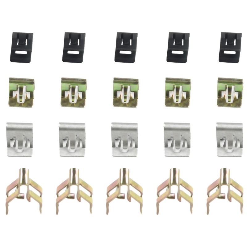��20x High-Quality Metal Clips for Securely Fitting Car Panels and Trim�� gallery