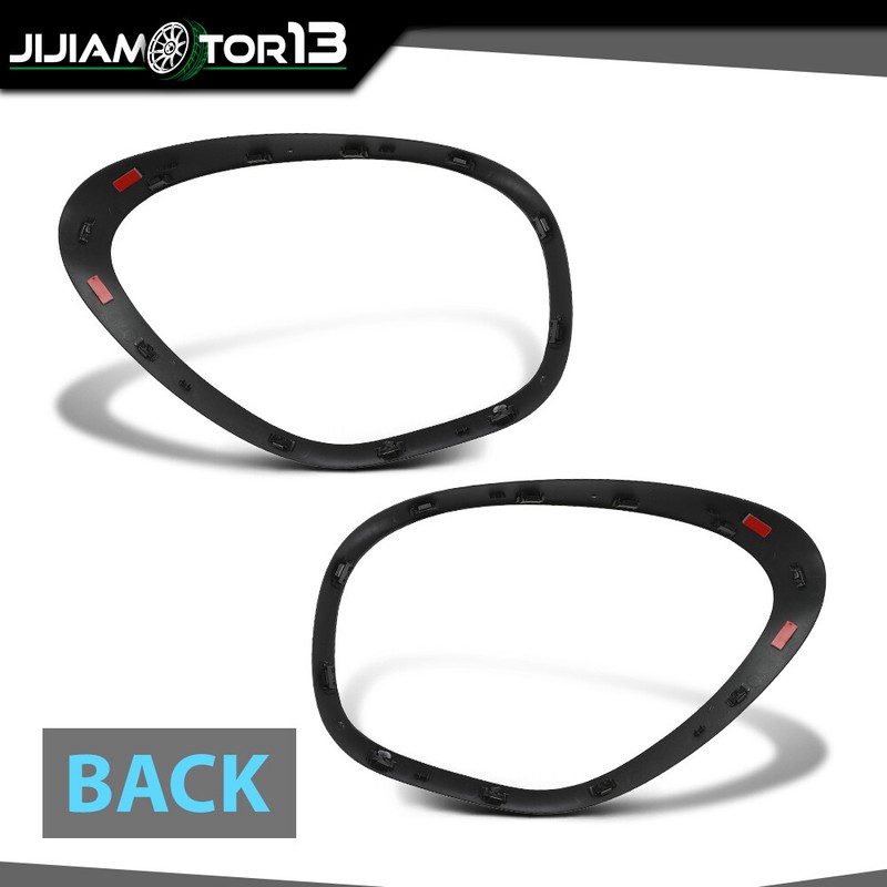 Pair Headlight Bezels Trim Ring Left Right Side Fit For Mini Cooper 2011-2016 gallery