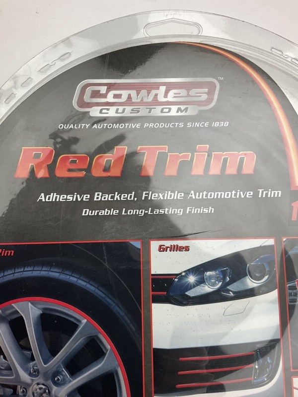 Cowles S37525 Custom RED Molding Trim 1/4" X 20', 20 Feet Red Moulding Strip gallery